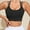 Black, variant on Sports Bras for Women HIigh Support, Cross-Back Padded Strappy High Impact Sports Bras for Women Large Bust