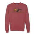 thumbnail image 2 of Wild Bobby, Make It My Mustang Vintage Ford Honeycomb, Cars and Trucks, Unisex Crewneck Graphic Sweatshirt, Vintage Heather Red, Small, 2 of 4