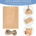 thumbnail image 5 of 1set 50pcs Rectangle Paper Baking Bags with Jute Cord Peru 14x11x0.02cm, 5 of 6