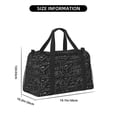 thumbnail image 3 of Disketp Black Scientific Bolsa de Viaje Tipo Duffle, Bolso de Mano para Fin de Semana para Mujer, Bolsa de Gimnasio Ligera para Hombre, Esencial para Viajes, 3 of 7