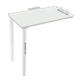 thumbnail image 2 of White Wall Mounted Folding Table Wood Folding Dining Table Folding Table, 2 of 21