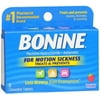 Bonine Motion Sickness Protection, Chewable Tablets, Raspberry 8 ea