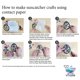 thumbnail image 4 of VHALE Hojas de contacto autoadhesivas transparentes brillantes para laminar, 7 x 8 pulgadas, de una sola cara para una fácil aplicación de papel, atrapasueños, manualidades para niños, 3,15 mil, paque, 4 of 6