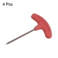 thumbnail image 3 of Uxcell Torx Screwdriver T8 S2 Steel T Handle Star Wrench for CNC Lather Tool Holder, 4 Pack, 3 of 5
