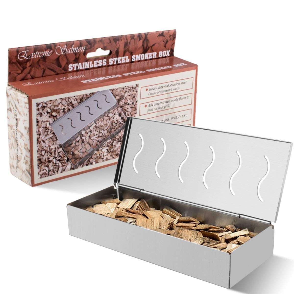 Smoker Box, Grill Accessories Barbecue Grilling Smoker Utensils Extra