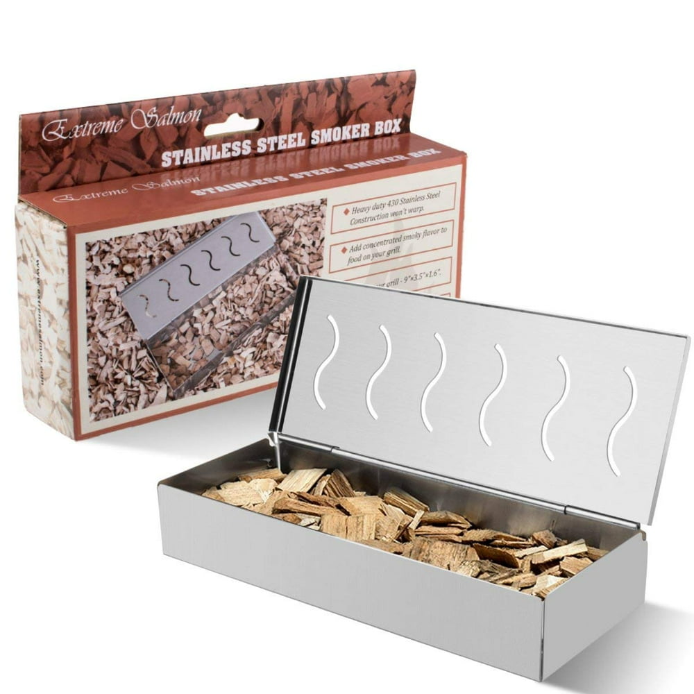 Smoker Box, Grill Accessories Barbecue Grilling Smoker Utensils Extra