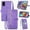 Purple, variant on Wallet Multi Card Slot Flip Zipper Leather Case For Samsung Galaxy A71 A51 A41 A31 A31S A21 A21S A11 A70 A70S A50 A50S A40 A30 A30S A20 A10 Leather Phone case