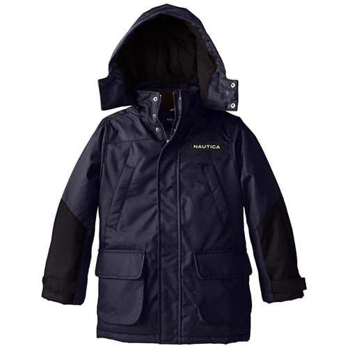 Nautica Nautica Boys 47 Heavy Snorkel Jacket Black Small (4