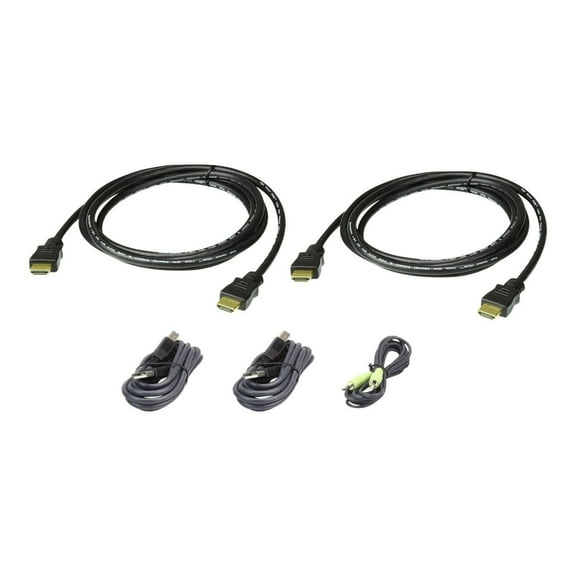 Aten Dual Display HDMI Secure KVM Cable, 6ft
