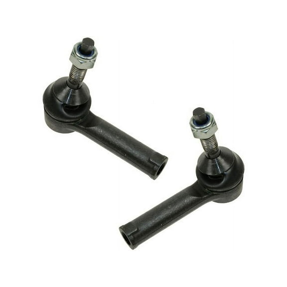 Front Outer Tie Rod End Set 2 Piece - Compatible with 2009 - 2016 Lincoln MKS 2010 2011 2012 2013 2014 2015