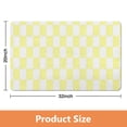 thumbnail image 3 of Checkered Bath Mat, Absorbent Bathroom Rugs Machine Washable Cute Small Indoor Doormat Non-Slip Bath Rugs for Shower Sink Tub, 20x32 in, 3 of 5