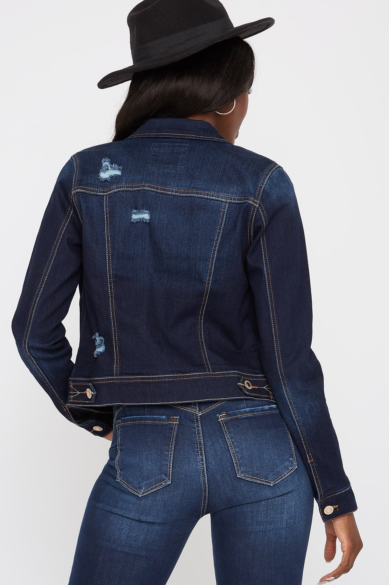 Urban Women's Classic Distressed Denim Jacket Walmart Canada