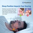 thumbnail image 4 of Entrenador para dormir de lado, solución antironquidos, detiene los ronquidos y reduce el riesgo de apnea del sueño, color negro, 4 of 6
