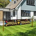 thumbnail image 2 of Colorful Official Teenager Banner for Outdoor Yard Happy 13th Birthday Banners Cheer To 13 Year Old Party Decor Supplies Sign, 2 of 4