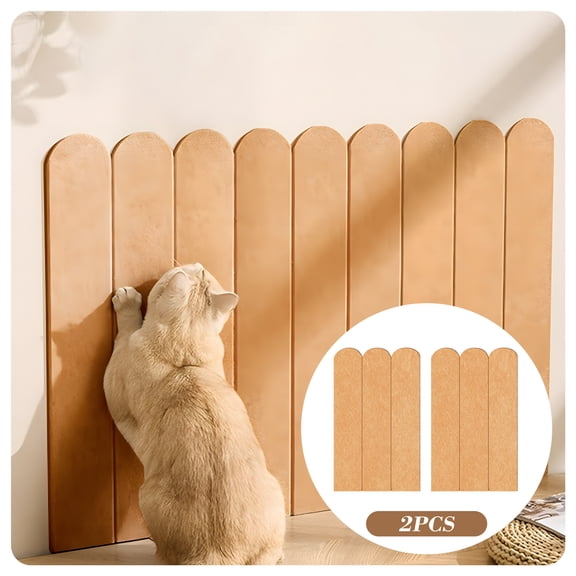 AUQ 2Pcs Anti-Cat Scratch Furniture Protector, Couch Guard Against Cat Claws, Thick, Soft & Durable, Perfect Gift for Cat-Obsessed Families, Couch Scratch Protector, 11.81x23.62x0.35 in, Orange