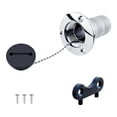 thumbnail image 2 of Cubierta de de Llenado Tanque de Llenado de Llenado Nylon Mirror- Pulido 316 Accesorios Marinos de Acero Inoxidable para Yate CAMPER CAM Negro Soledad Relleno de cubierta de barco, 2 of 4