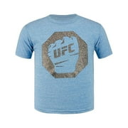 UFC Girls Fist Inside Glitter Logo Graphic T-Shirt, Blue, 7