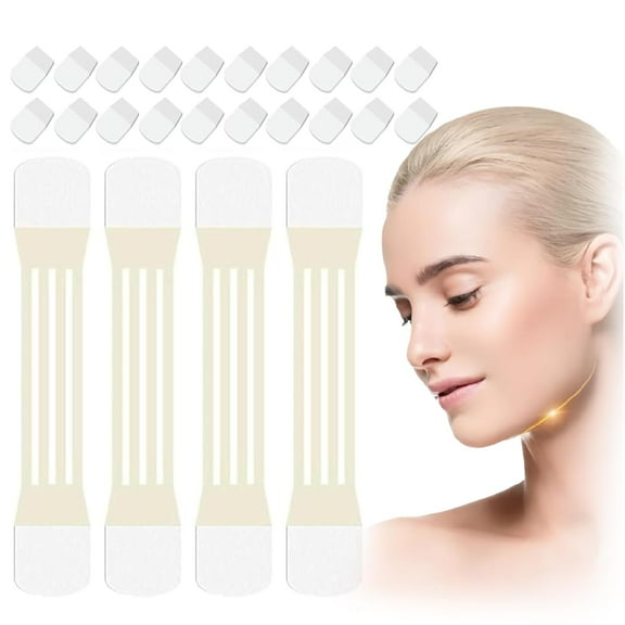Quiteacross Neck Tape, Upgrade Quiteacross Face Neck Lifting Tape, Instants NeckLift Tape Invisible BehindNeck, Lift Strap Patch Tightening Tapes