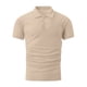 thumbnail image 3 of Camisa de manga corta transpirable para hombre, verano, ocio, cultura, color caqui/S, 3 of 4