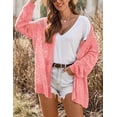 thumbnail image 6 of Zeagoo Crochet Cardigan Spring Lightweight Open Front Long Sleeve Knit Cardigans for Women, 6 of 7