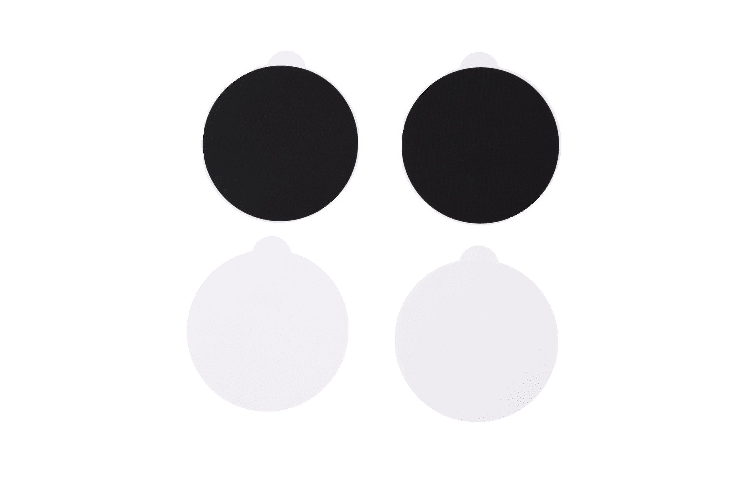 (3 pack) Coghlan's 3-Inch Round Durable Tent and Fabric Repair Patches, Black and Clear, 4 Pack