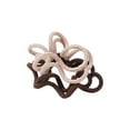 thumbnail image 3 of Gureui 4 pcs of  Elastic Hair Scrunchies Fashion Wavy Hair Ties Multicolor Ponytail Holders for Women Girls, 3 of 7