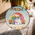 thumbnail image 3 of Persian Celebrates Rainbow Pride Month LGBT LGBTQ+ Stained Glass Suncatcher Cat Lover Kitten Owner Gifts Window Hanging Sign Decor - 01003, 3 of 5