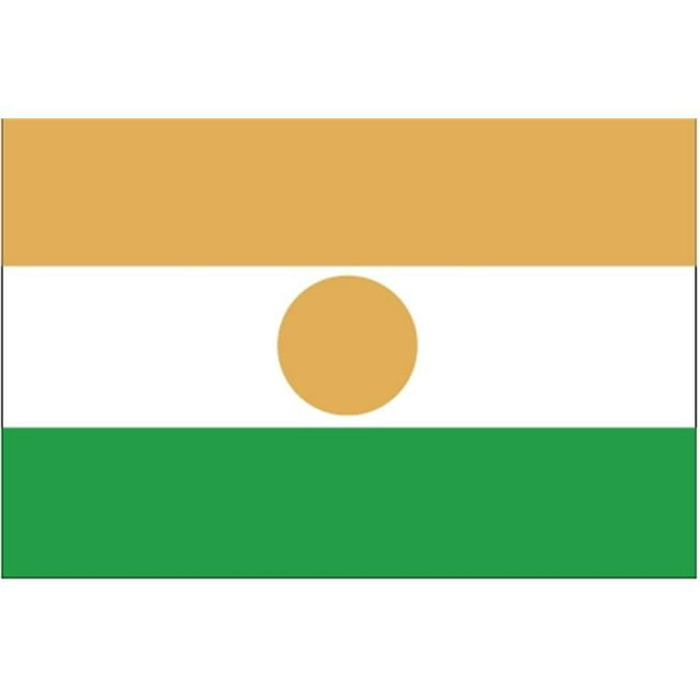 Annin Flagmakers 196310 Drapeau Nyl-Glo Niger 5 Pi. X 8 Pi.