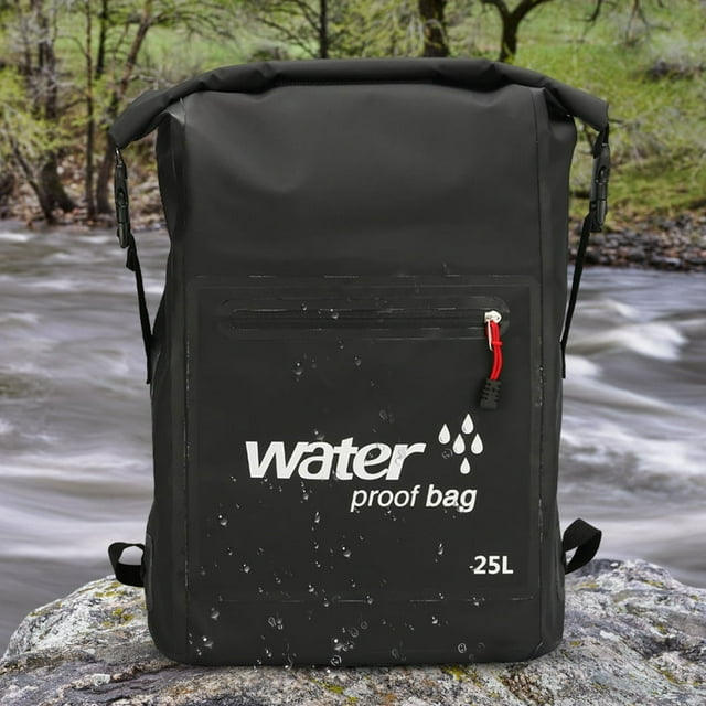 Unisex Waterproof Backpack Wear Resistance 25L for Camping Boating Surfing Beach