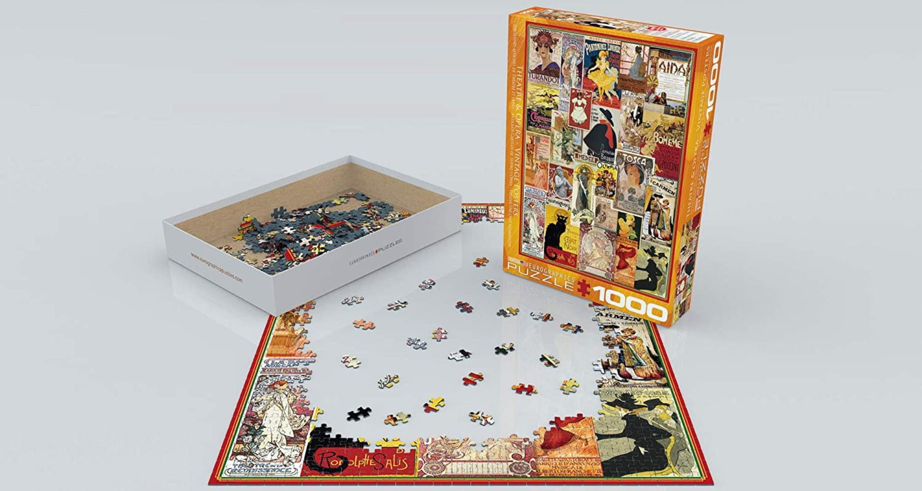 Eurographics Puzzle 1000 Piece Jigsaw Opera /Theater Vintage Collage EG60000935 