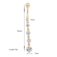 thumbnail image 4 of Bagues Rondes en Zircon pour Nombril, Anneaux en Acier Inoxydable, Pendentif, Clous Ombilicaux, Piercing Corporel, Bijoux, 4 of 8