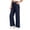 A01-Navy, variant on Jinhomg Back-to-School Girls Dress Pants High Waist Straight Leg Pants Kids School Uniform Comfortable Casual Trousers, for Kids 5-15 Years Black,12-13Years