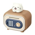 thumbnail image 2 of Vaveren Electronic Piggy Banks Cute Gift Saving Bank for Girls Boys Kids brown cat, 2 of 8