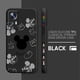 thumbnail image 3 of Case For Xiaomi 13 12 12S 11 11T 10 10S 9 9SE 8 Pro Ultra Lite Colour Simple Liquid Silicone Case Anime Cute Mickey Minnie Mouse, 3 of 5