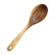 thumbnail image 1 of Cubiertos de madera, utensilios portátiles para servir alimentos, cuchara de ensalada reutilizable de mango largo, 1 of 9