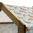 thumbnail image 4 of Fish Pet House, Colorful Japanese Koi Fishes Swimming in the Abstract Sea Waves River Carps, Outdoor & Indoor Portable Dog Kennel with Pillow and Cover, 5 Sizes, Multicolor, by Ambesonne, 4 of 4
