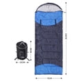 thumbnail image 1 of Washed Cotton Liner Envelope Thermal Sleeping Bag Hooded Waterproof Sleeping Bag for Camping, 1 of 6