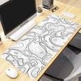 thumbnail image 2 of Alfombrilla de ratón para ordenador Gamer Strata Liquid Mousepad 900x400 XXL, alfombrilla grande para ratón en blanco y negro, alfombra para escritorio de PC, alfombrilla para teclado, 2 of 5