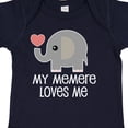 thumbnail image 4 of Inktastic Memere Grandma Loves Me Boys or Girls Baby Bodysuit, 4 of 5