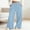 F-329Sky Blue, variant on ZHOGXU Big Kids Girls Denim Pants Drawstring Elastic Waist Wide Leg Straight Leg Comfortable Stylish Loose Fit Trousers With Pockets For Casual Daily Wear,Black,4-5 Years