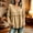 Khaki, variant on NominalSnug Tassel Tops for Women Fall Winter Long Sleeve Shirts V Neck Babydoll Loose Fit Blouses