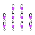 thumbnail image 1 of Llavero Retráctil Con Soporte para Tarjeta Identificación Cable Acero 24 Pulgadas () Púrpura, 1 of 4