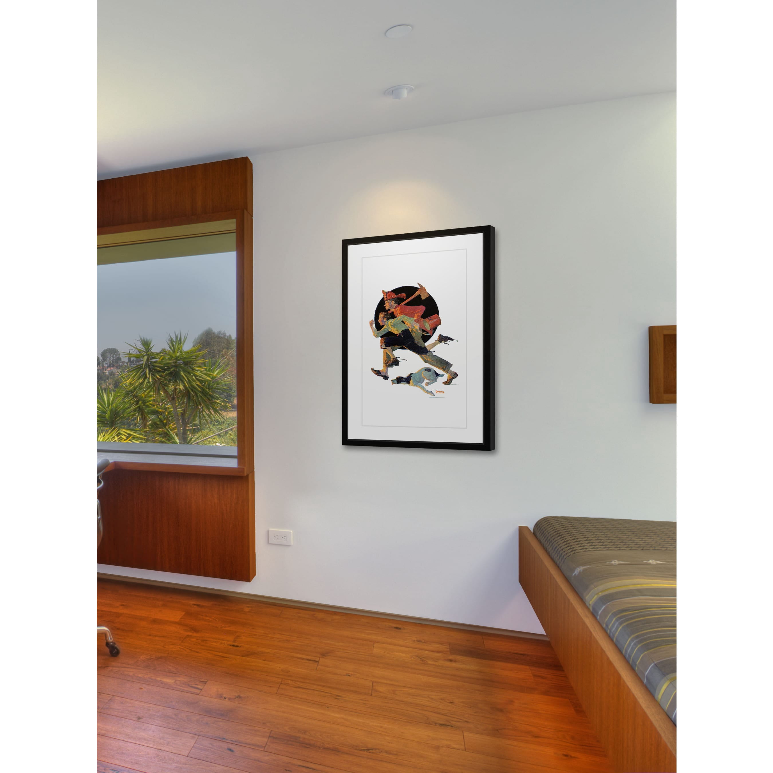 Marmont Hill 'To The Rescue' by Norman Rockwell Framed Painting Print