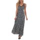 thumbnail image 2 of Vestidos lisos sueltos sin mangas para mujer Vestido de verano informal Vestido largo con panel de encaje con estampado de leopardo Pompotops ghjkhdj1516, 2 of 9
