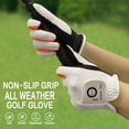 thumbnail image 6 of FINGER TEN Golf Gloves Junior Kids Youth Toddler Boys Girls  Dura Feel White Blue Red Yellow Golf Glove Extra Value 1 Pair Age 4-11 Years Old, 6 of 6