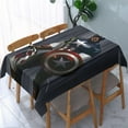 thumbnail image 2 of Captain America Themed Square Tablecloth 54 * 72 Inches Durable Stylish, 2 of 6
