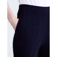 thumbnail image 4 of Free Assembly Women's and Women's Plus Cozy Yarn Cable Knit Sweatpants, 28.5" Inseam, Sizes XS-4X, 4 of 5