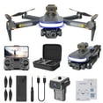 thumbnail image 2 of Teissuly WiFi FPV Drone With 4K HD Dual Camera Altitude Hold Mode Foldable RC Drone Quadcopter Circle Fly, Route Fly, Altitude Hold, Headless Mode Teissuly WER202310232313, 2 of 9