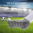 thumbnail image 3 of Calcetinas Anti Slip Sport Knee Altos Altos Calcetines Atletices para Hombres y Mujeres que dirigen el fútbol de atrenamiento, 3 of 7