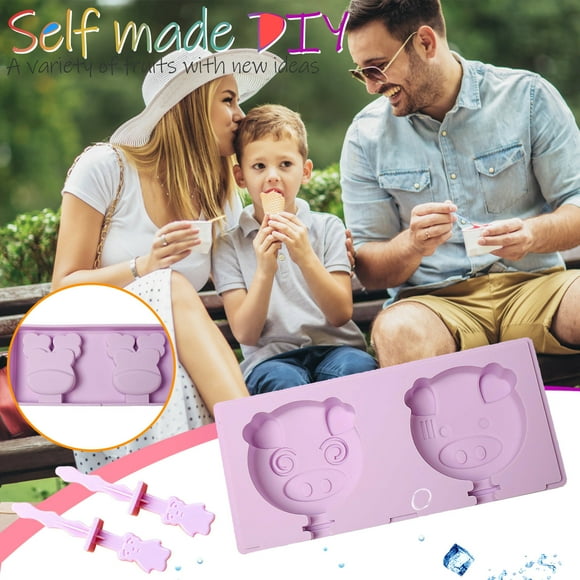 Clearance! DIY ice cream with lid ice tray 2 with Cute pig Deal of Day Unclaimed Pallets #81